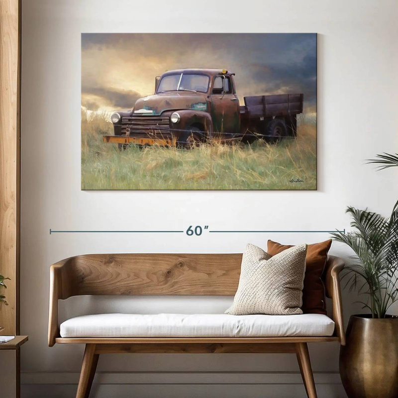 Mehar Rusty Chevy, 32" H x 48" W