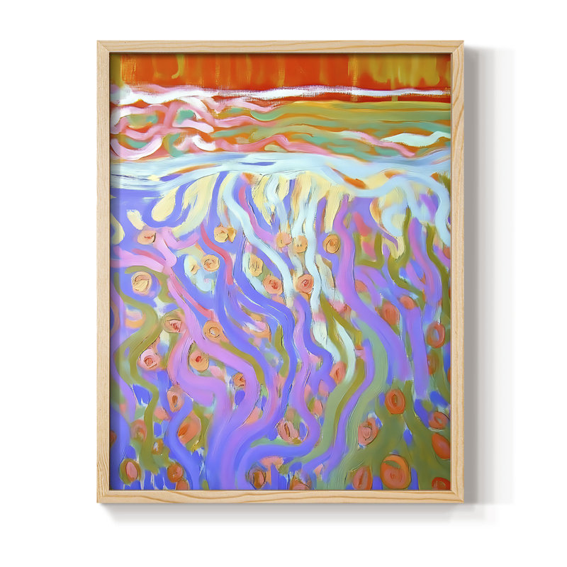 NAUTICAL Series CV Framed Print - Solid Wood, 21" H x 17" W
