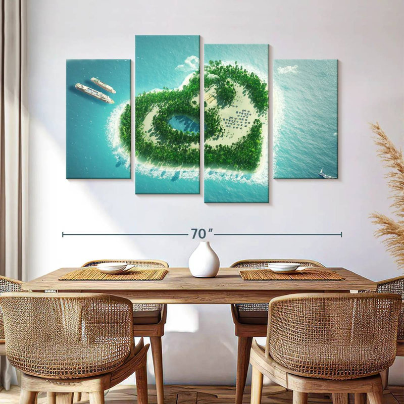 Gillard Heart Beach Paradise, H 42 po x l 68 po