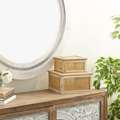 Ensemble de 2 boîtes de rangement et de présentation