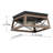2-Light Flush Mount with Barnwood Accents-2121674590