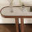 Retro style simple oval console table-1187162566