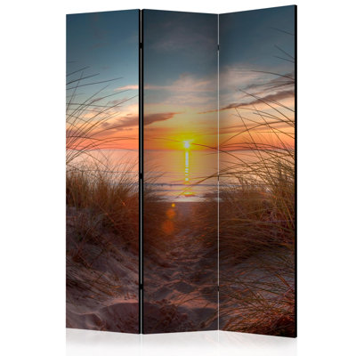 Giorgiana 135cm W x 172cm H 3 - Panel Solid Wood Folding Room Divider