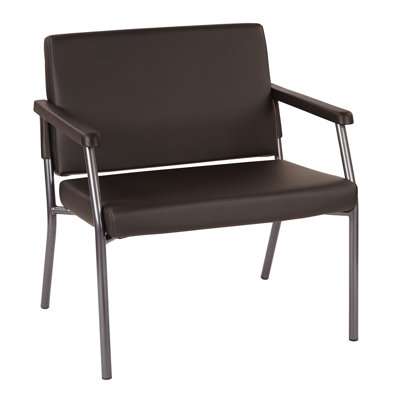 Pavi Vinyl Seat Waiting Room Chair with Metal Frame