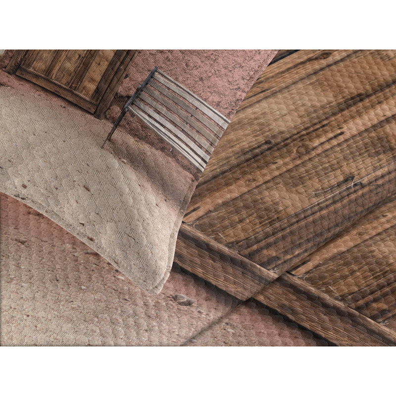 White Quilted Queen Bedspread Set with Pillow Shams