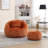 Watban 41.3'' Wide Tufted Chenille Compression Barrel Accent Chair and Ottoman-169288270
