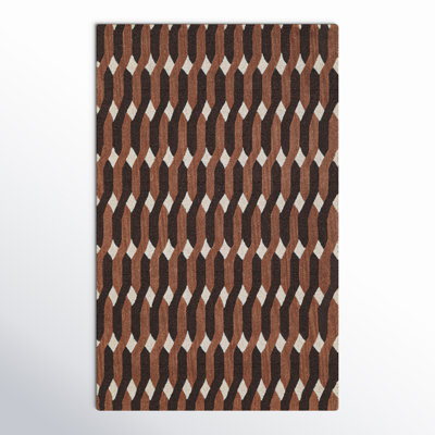 Woodcliff Hand Tufted Wool Brown Rug