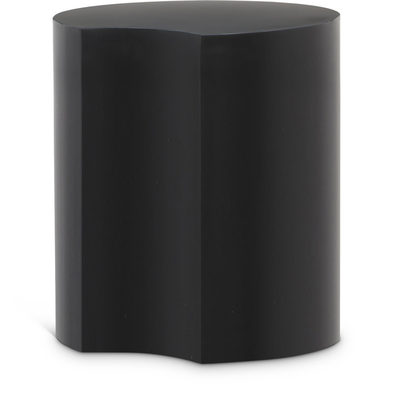 Table de bout Hylie, Noir / noir mat, H 18 po x l 16 po x P 16 po