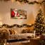 Ensemble de 3 impressions sur toile, cadeaux de Noël et père Noël-120618090