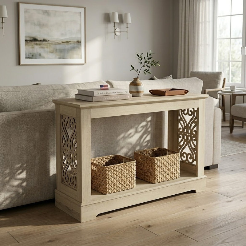 Korbin 42'' Console Table, Oslo Oak