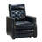 Gumesindo 31.50" Wide Genuine Leather Power Recliner-2033030248