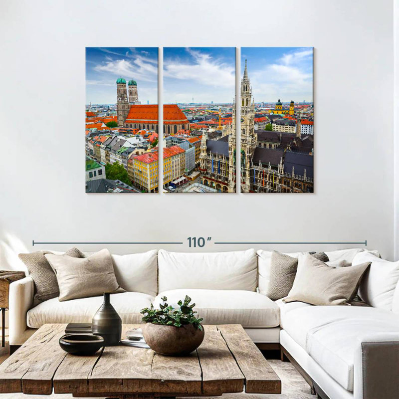 Paysage urbain du camion R munich, H 48 po x l 74 po