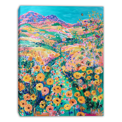 Art mural sur toile Radiant Field Harmony