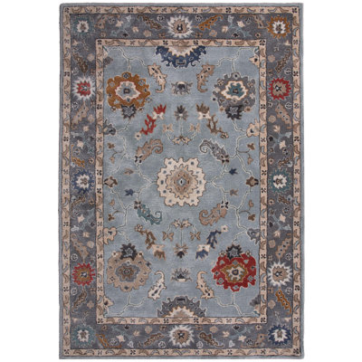 Tapis en laine / touffeté à la main Tencel