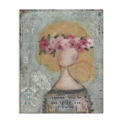 She Is Fierce Inspirational Canvas, design by Cassandra Cushman