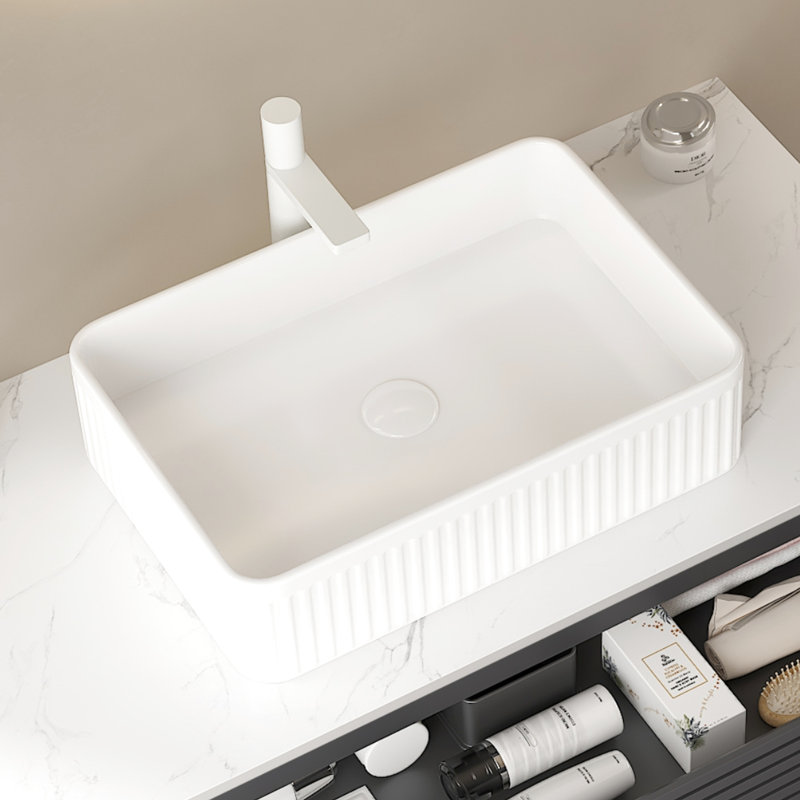 Artificial Marble Counter Top 36", White - And Versatile, To Scratches, Water, Fire, , Easy Clean Efficiently