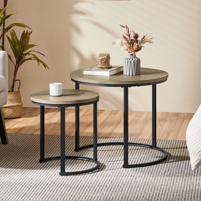 Table basse gigogne Parkgate, Gris