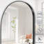 Miroir surdimensionné arqué sur toute la surface avec support - Miroir de plancher mural ou autoportant pour la décoration d'une pièce-435940453-435269280