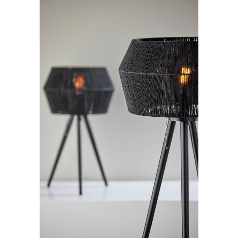 Lampe trépied 61 po Isona, Noir