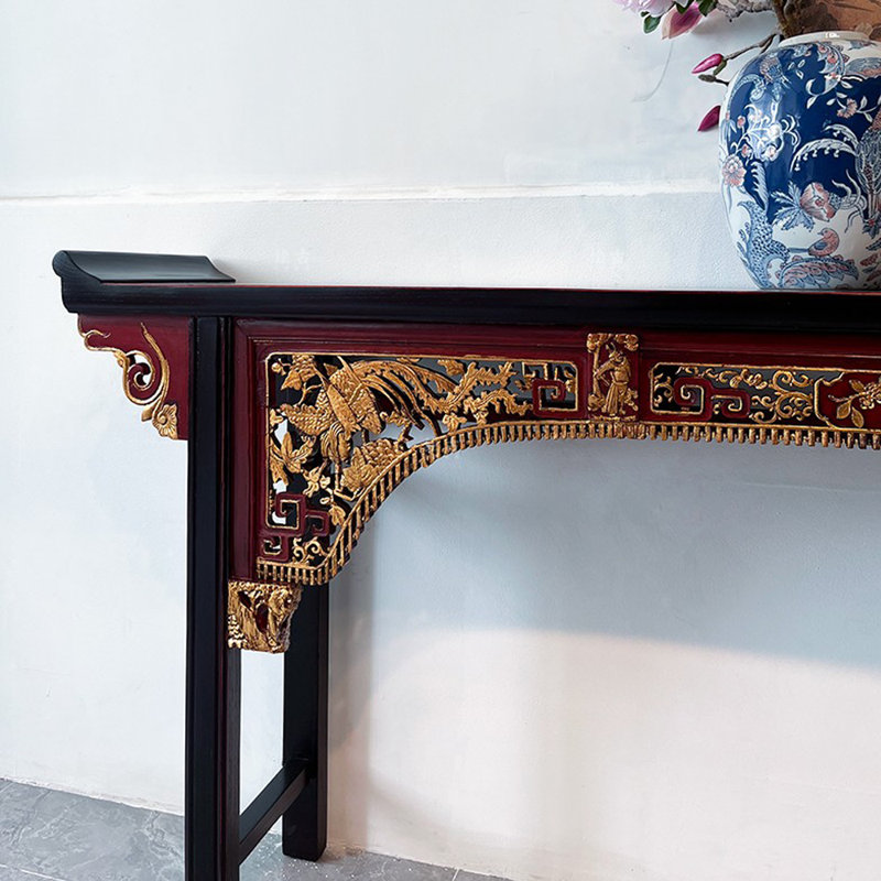 Console d'entrée de style chinois antique patiné