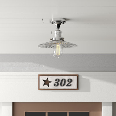 Katalina Glass Semi Flush Mount