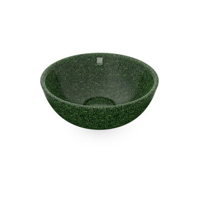 Woodio Soft40 15.75'' Wood Circular Bathroom Sink