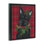 «Scottie Dog on Red Plaid», art par Lisa Perry White bouton