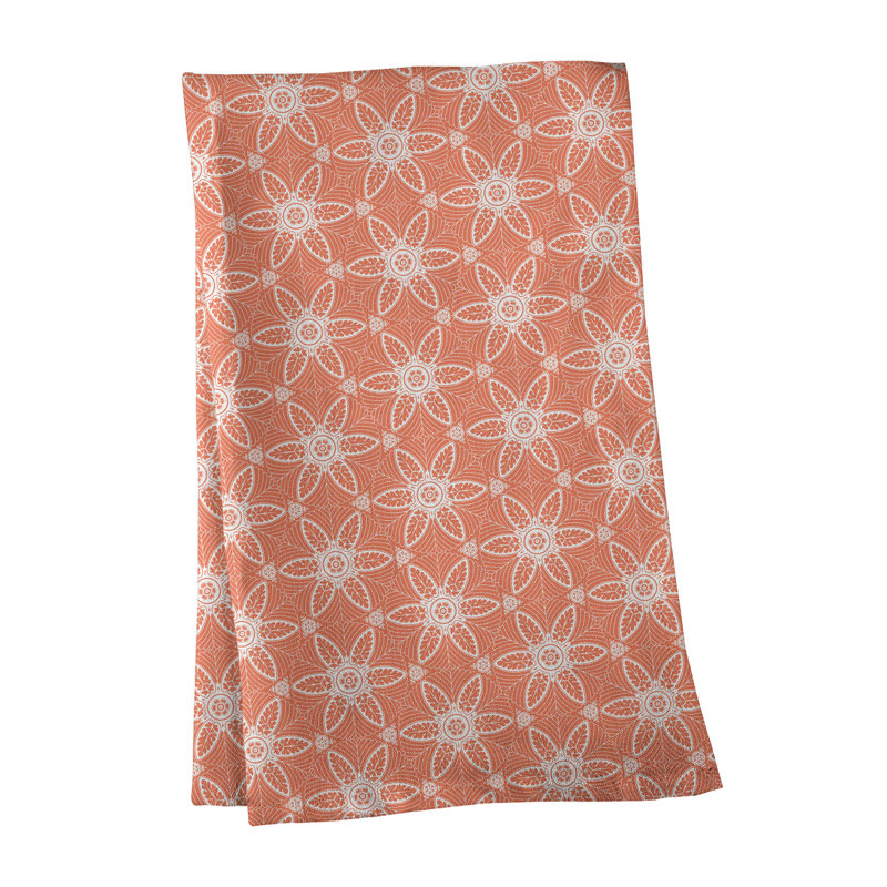 Mcguigan Tea Towel Kitchen Towel, Poly Twill, Orange