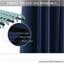 Plain 100% Blackout Curtains 2 Panel Eyelet Room Darking Curtain-1234263761-1234263764