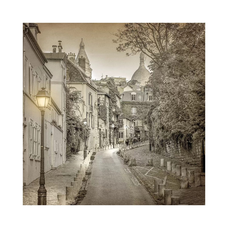 Streets Of Paris 1 by Kimberly Allen - Wrapped Canvas Print, 45.72 cm H x 45.72 cm W