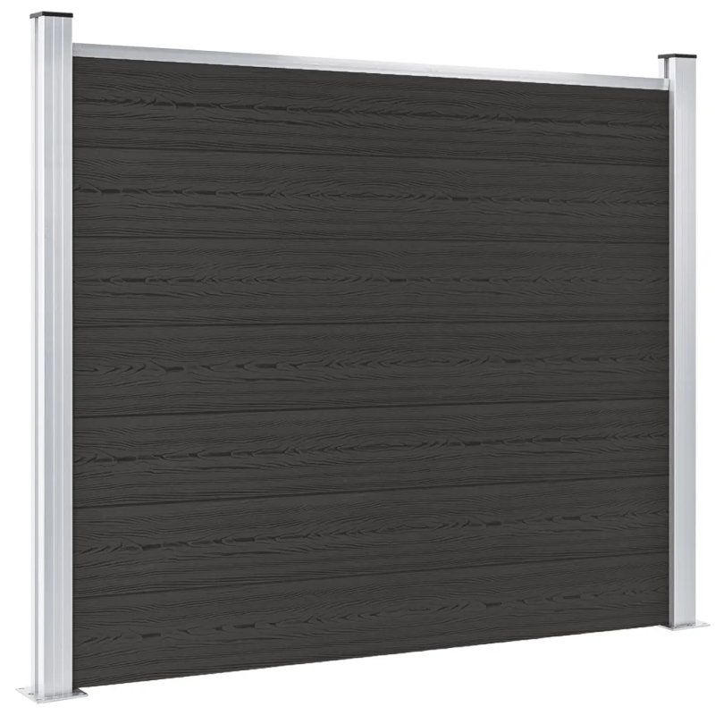 Zap Fence Panel WPC 180x146 cm, Grey