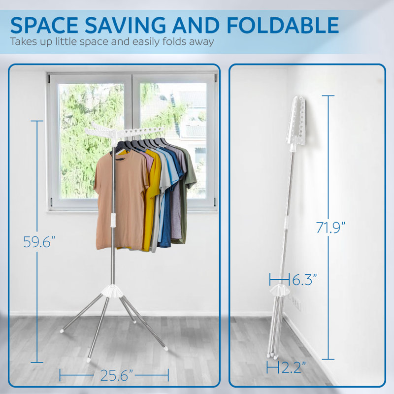 Plastic Laundry Room Organizer, White