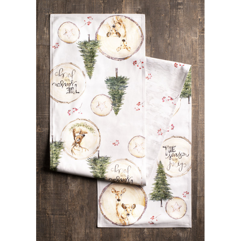 Maison d'Hermine Mountain Life 100% Cotton Table Runner - Double Layer - 14.5" x 72", 72" x 14.5"