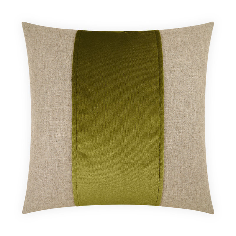 Jefferson Band Throw Pillow, Aloe, Rectangle 14"H x 24"W
