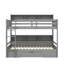 Lit superposé simple avec tablettes supérieures inférieures intégrées et tiroir de rangement-1346462244