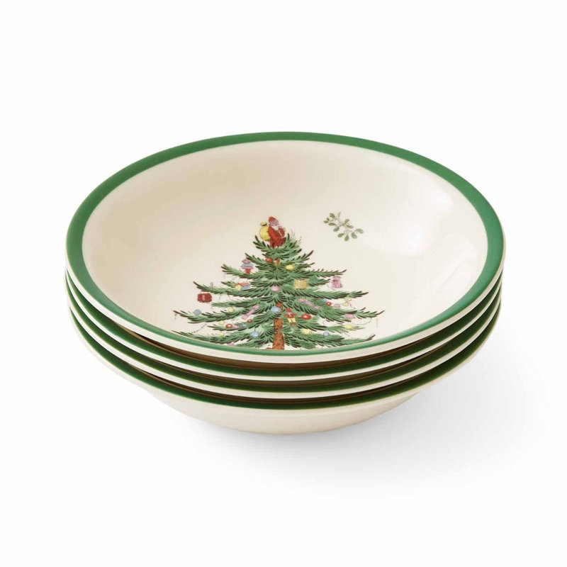 Spode Christmas Tree Cereal/Oatmeal Bowl 5.5"