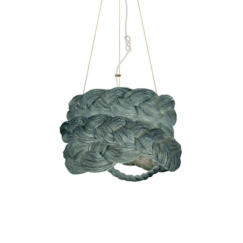 1 - Light Pendant, 3, 20" H x 32" W x 32" D, Green