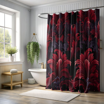 Damask Style - Premium Shower Curtain