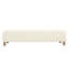Repose-pieds confortable, blanc