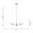 Lochdale Dining Room Chandelier With Clear Ribbed Shade-112738045-112738044-112738047