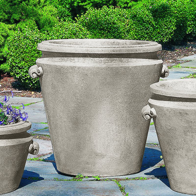 Scroll Handle Handmade Planter