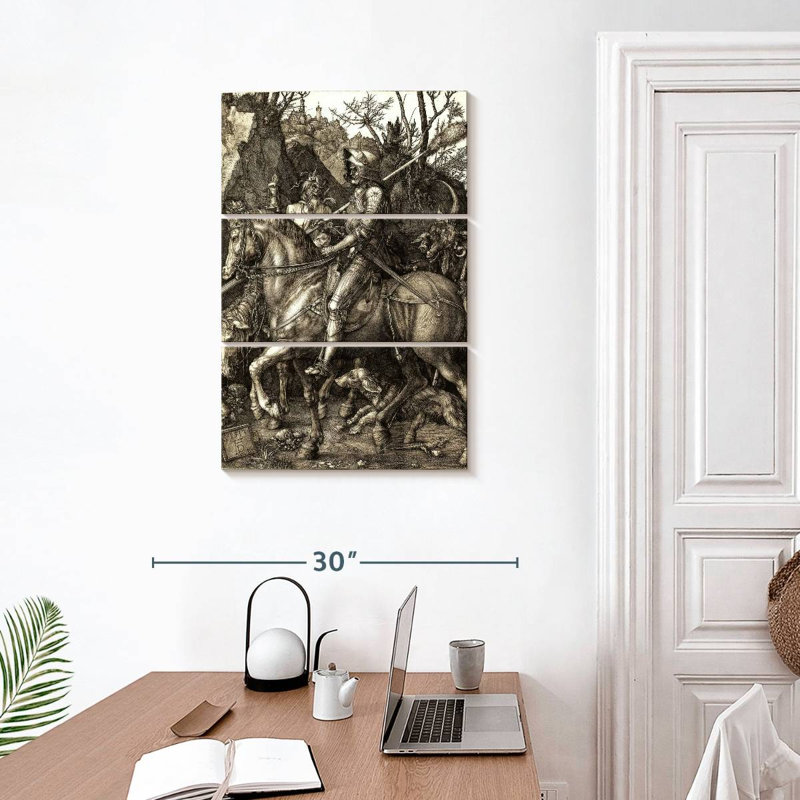 Knight Death And The Devil, H 32" x l 20"