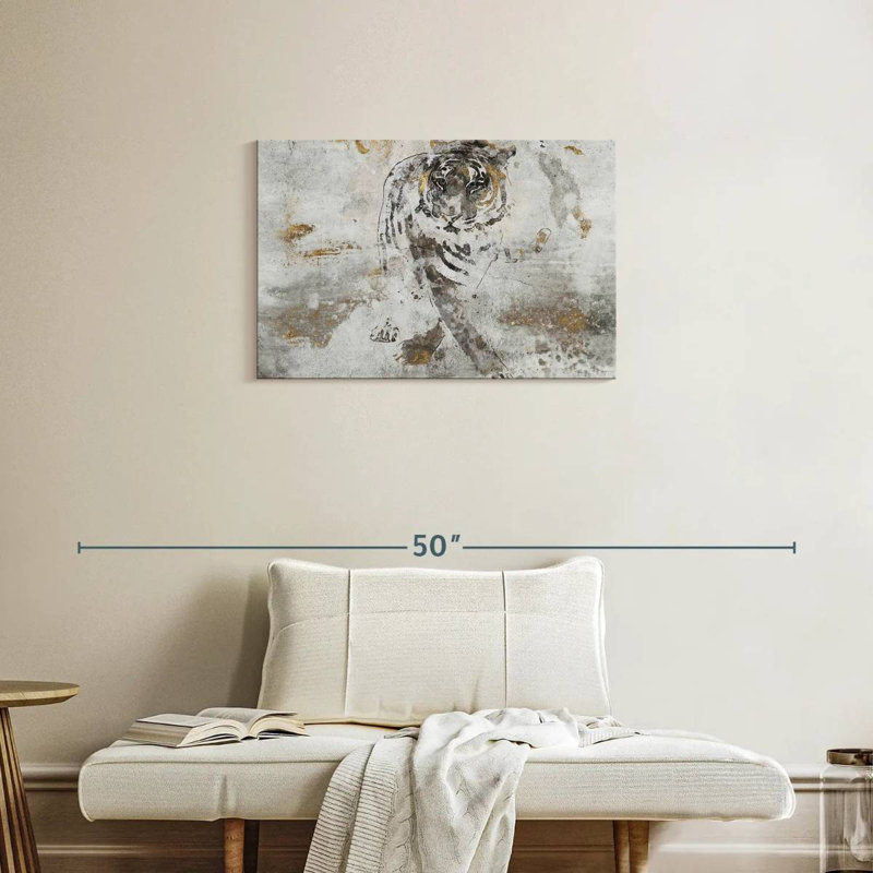 Brampt Tiger's Walk, 20" H x 30" W