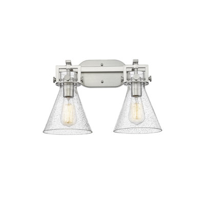 Éclairage pour meuble-lavabo mural 2 lumières 7 po Skokie