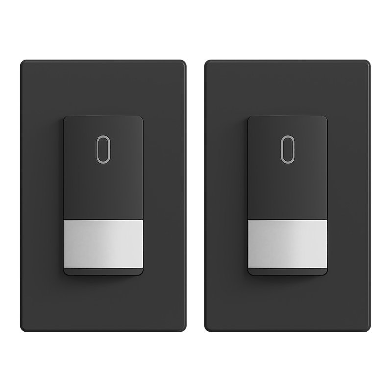 5 Tamper Resistant 180 Degrees Single Pole Motion Sensor, Black