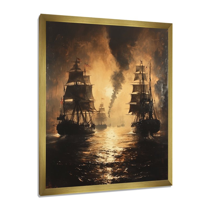 Aloyse - mode, art mural, H 32 po x l 24 po, Reproduction encadrée d'une seule photo, Doré