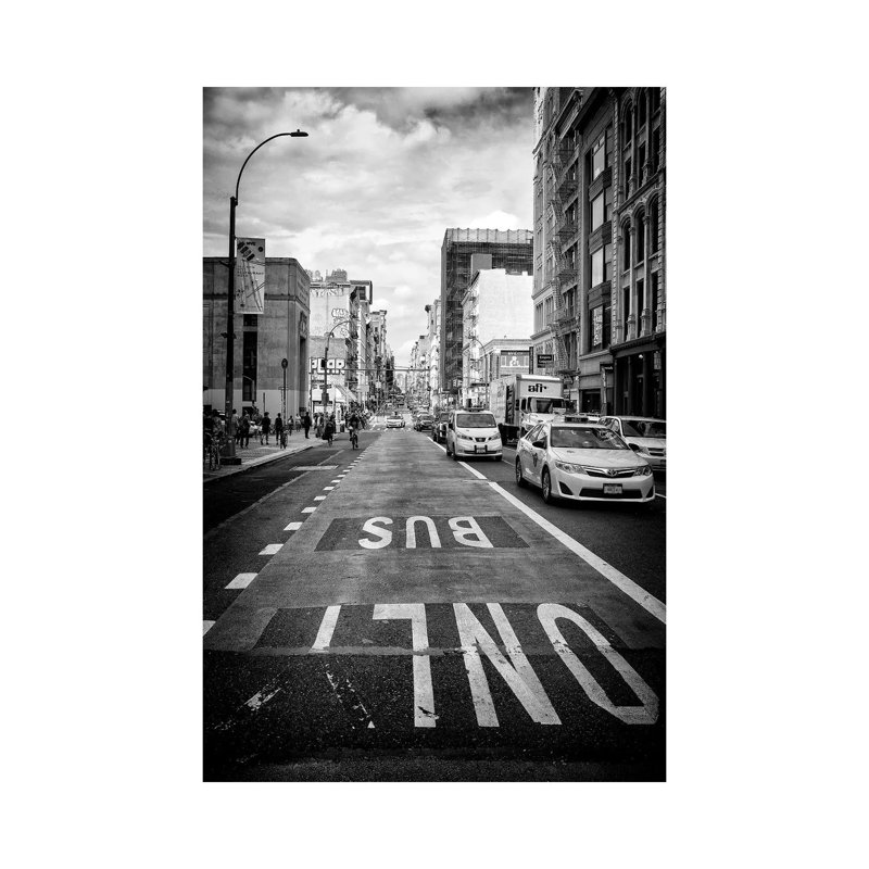 Bus Only 1 Piece Wrapped Canvas Wall Art, 66.04 cm H x 45.72 cm W x 1.91 cm D
