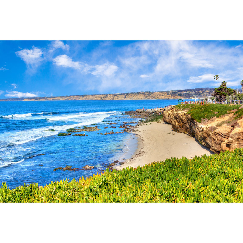 «Coastal Bliss - Scenic Seaside», art sur toile