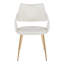 Chaise haute Arshad avec pieds fuselés en métal - ensemble de 2-111521993-111521991