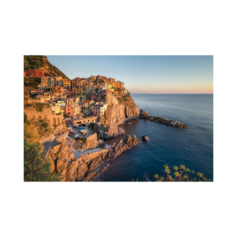 Town Of Manarola, Cinque Terre Coast, Italy by Jan Becke - Wrapped Canvas Print, 101.6 cm H x 66.04 cm W x 1.91 cm D